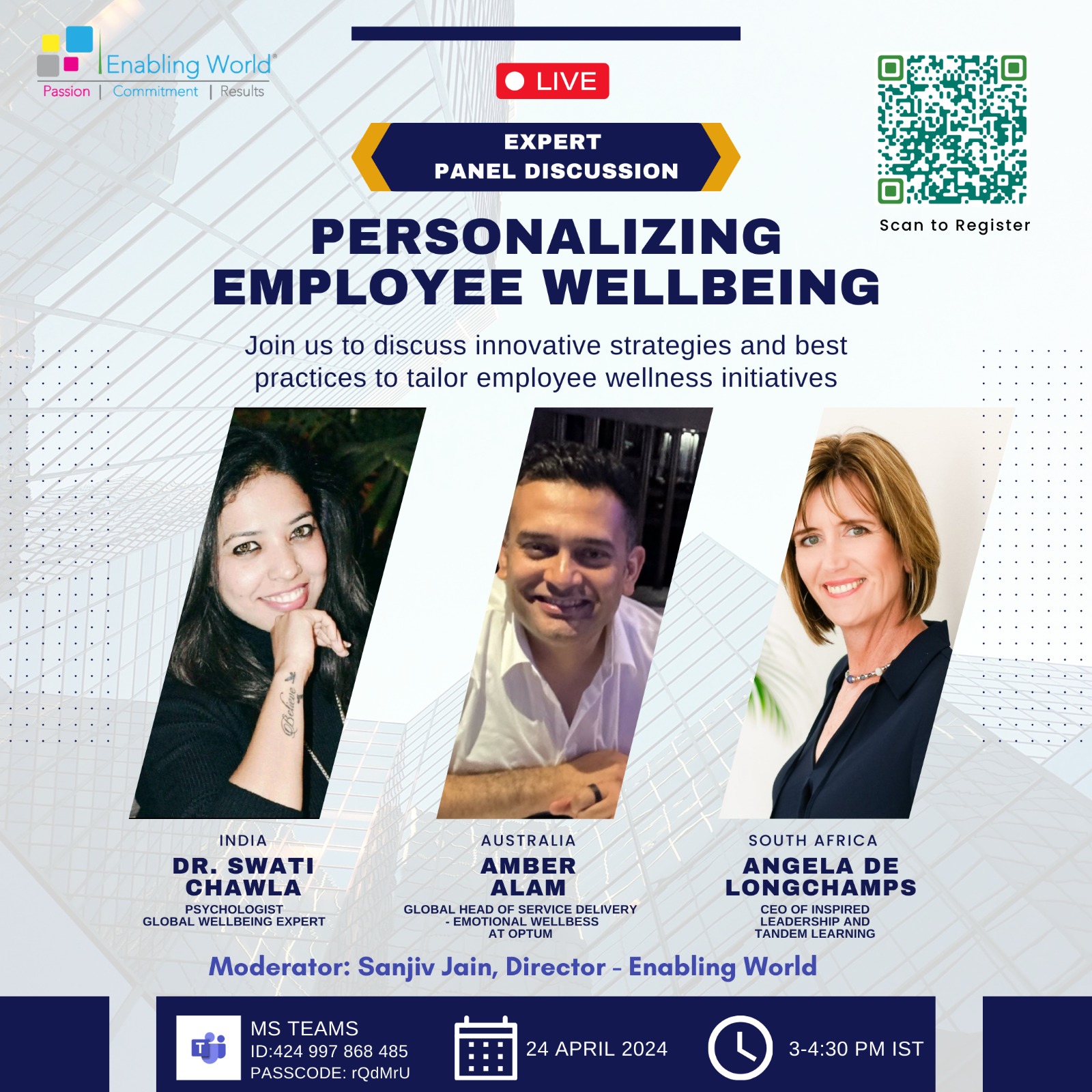 “Personalizing Employee Wellbeing” – Expert Panel Discussion