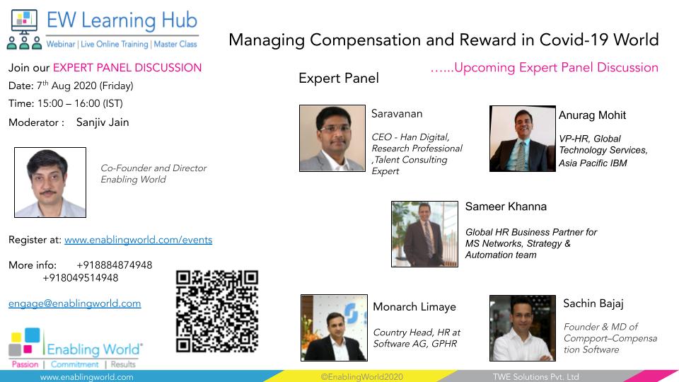 EXPERT PANEL DISCUSSION-MANAGING COMPENSATION AND REWARD IN COVID-19 WORLD