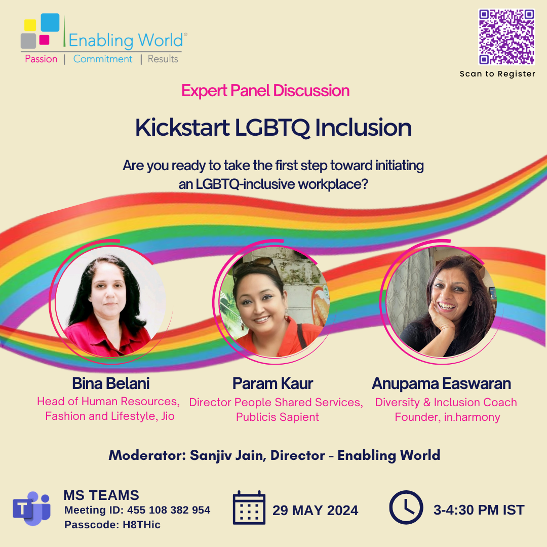 Kickstart LGBTQ Inclusion at the workplace – Expert Panel Discussion