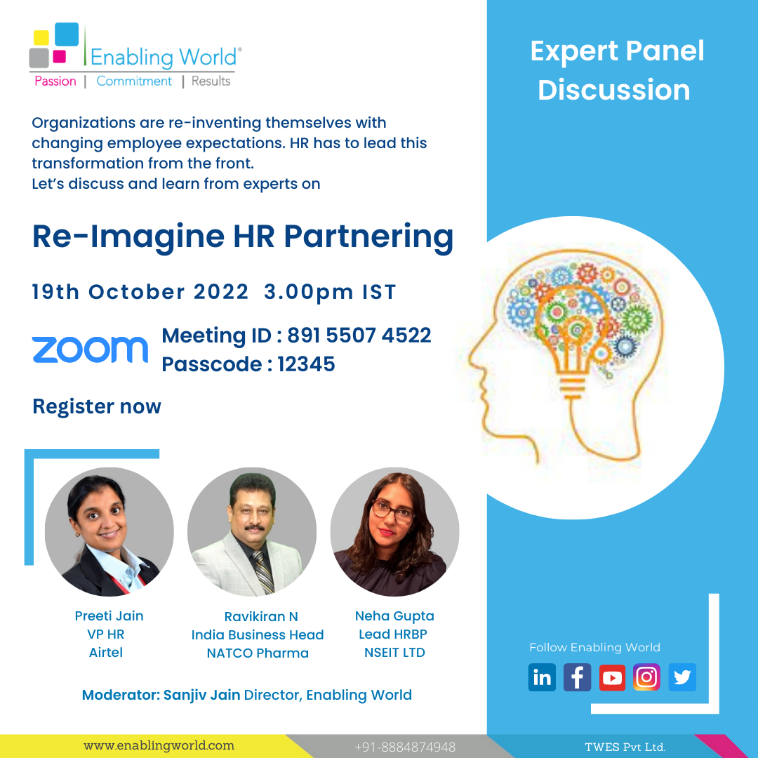 Expert Panel Discussion: Re-Imagine HR Partnering